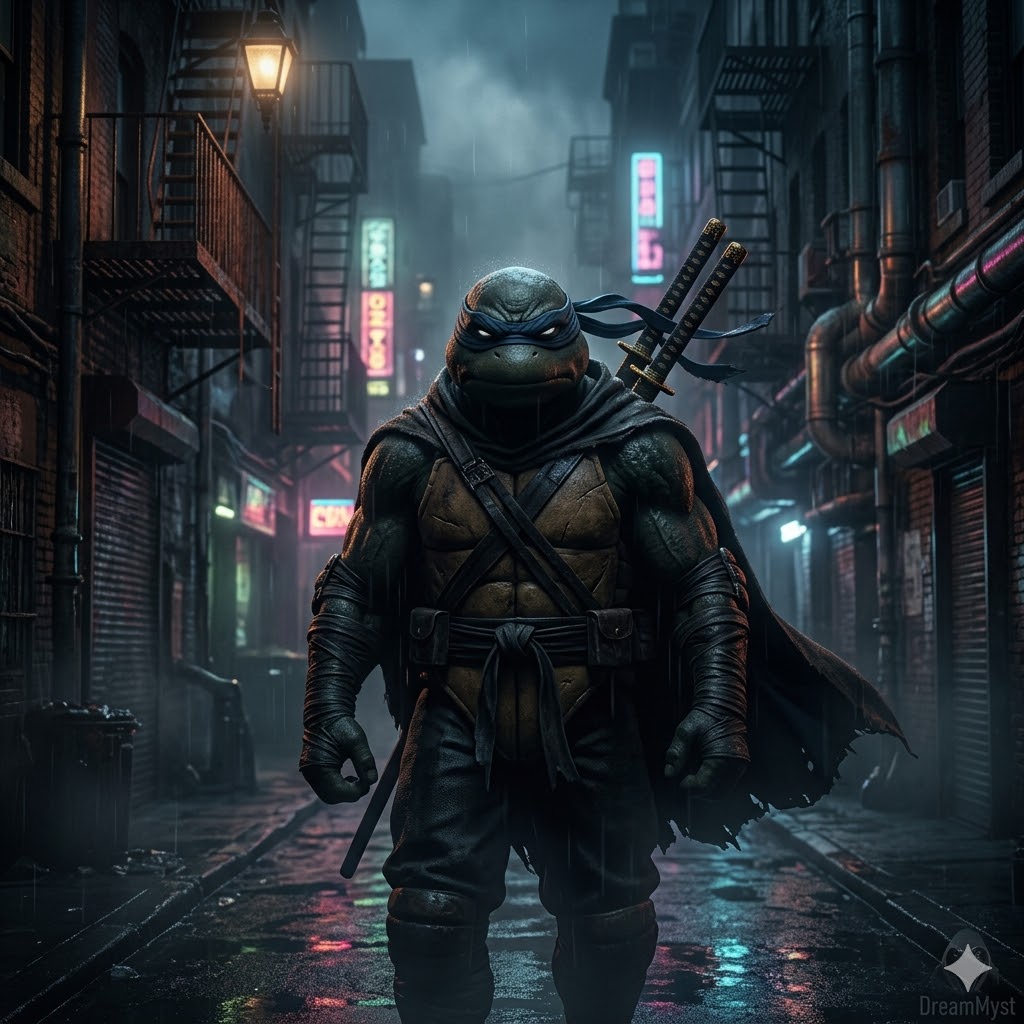 Soñar con una tortuga ninja que me da miedo