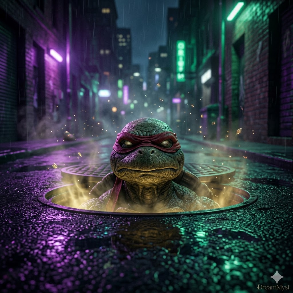 Soñar con una tortuga ninja