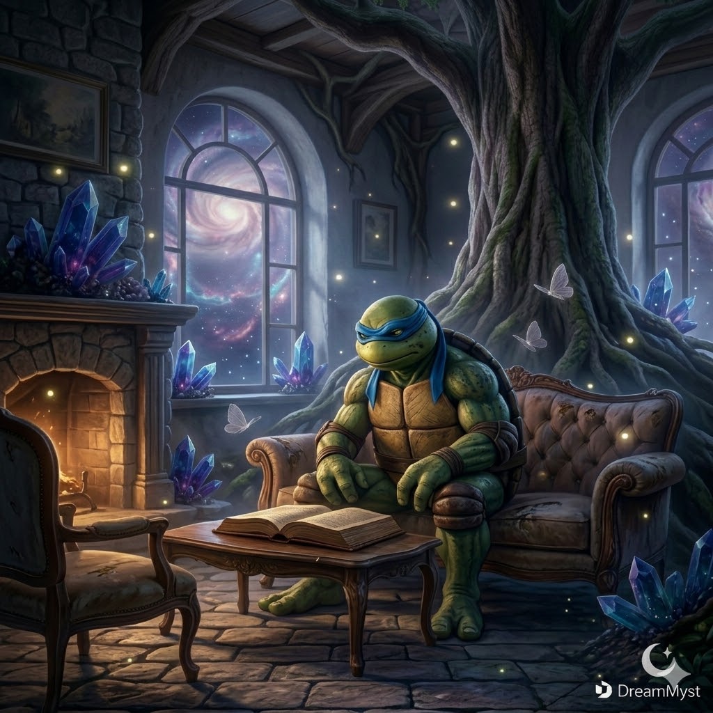 Soñar que hay una tortuga ninja en casa de mis padres