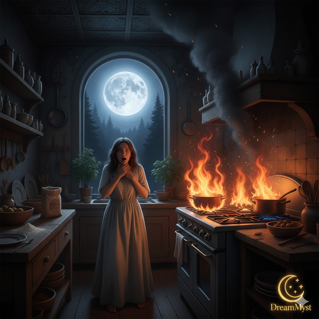 Soñar con dejar la cocina encendida