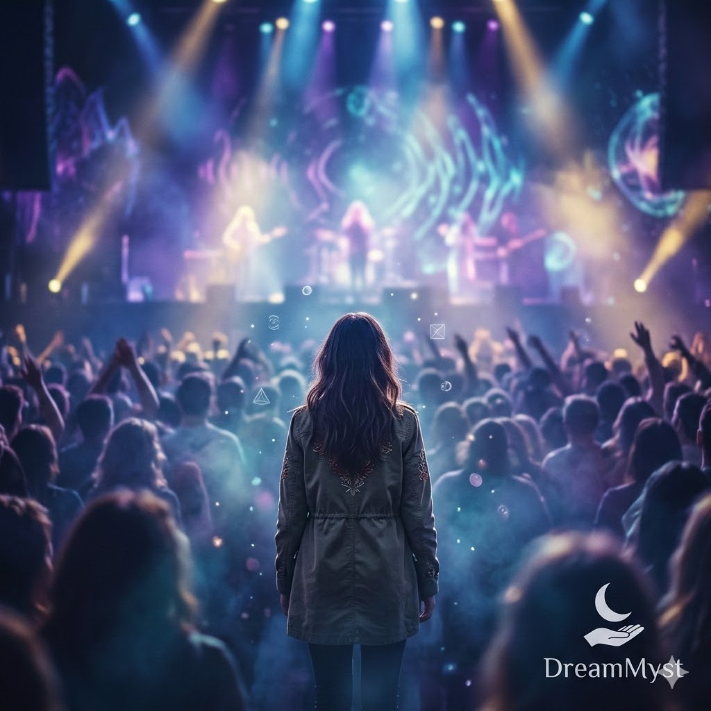 Soñar con estar en un concierto