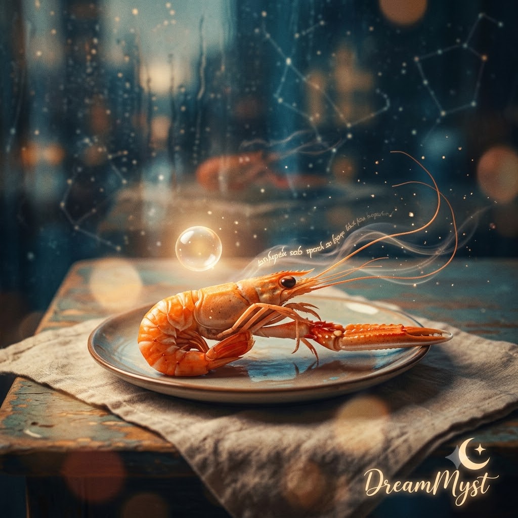 Soñar con un langostino cocido moviendo las antenas