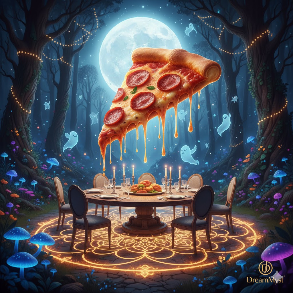 Soñar con una pizza enorme