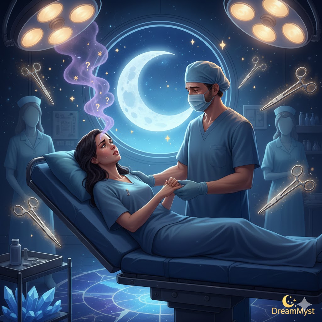 Soñar que le pido a un doctor que me va a operar  que me sostenga la mano