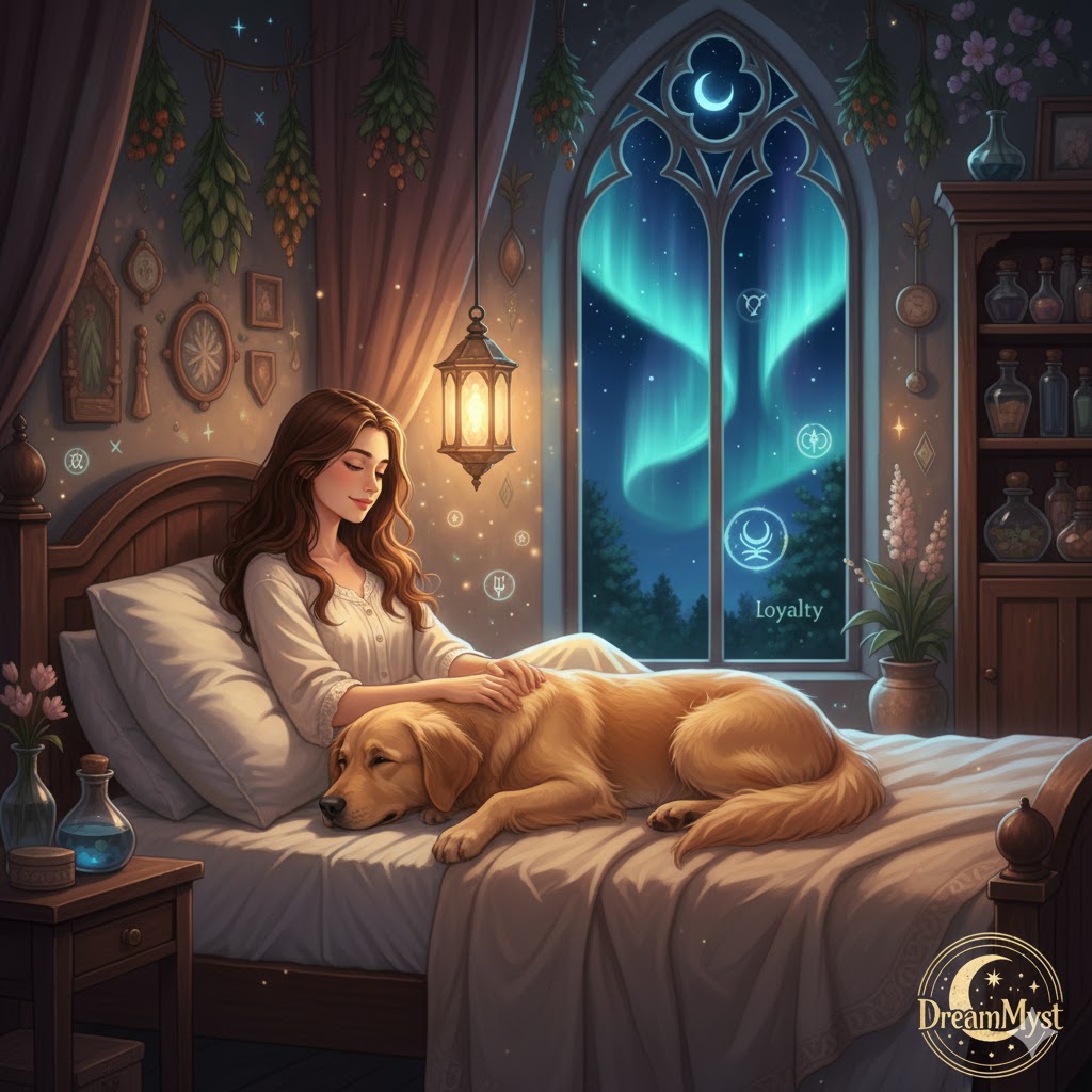 Soñar con mi perro metido en la cama