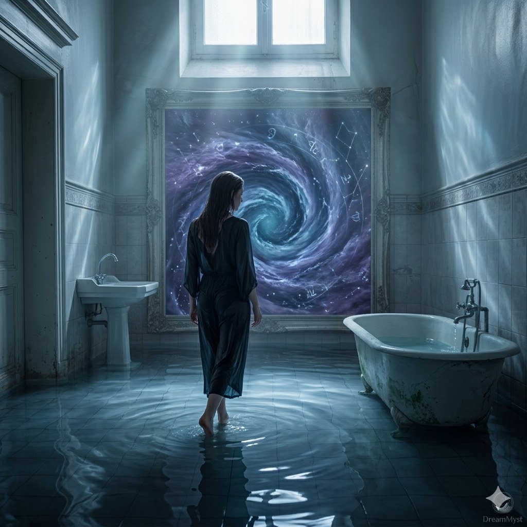 Soñar con un baño inundado